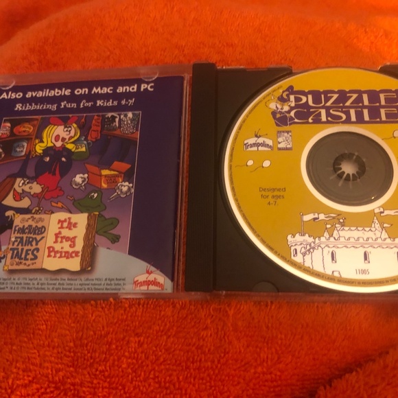 Puzzle Castle PC and MAC CD-ROM Computer Game for Kids 1996 Trampoline Used - Picture 8 of 8